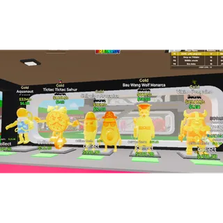 steal the brainrot gold base x7 items