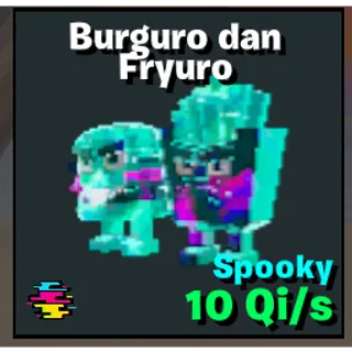 Halloween Burguro dan Fryuro Steal The Brainrot