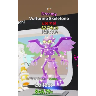Dreamy Vulturino Skeletono Steal The Brainrot 
