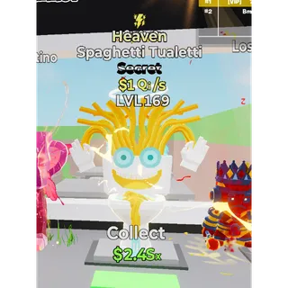 Heaven Spaghetti Tualetti 1Qi Steal The Brainrot