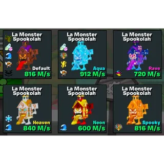 La Monster Spookalah x14 Bundle Steal The Brainrot 
