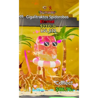 Summer Gigalitraktos Spidorobos traits Steal The Brainrot 