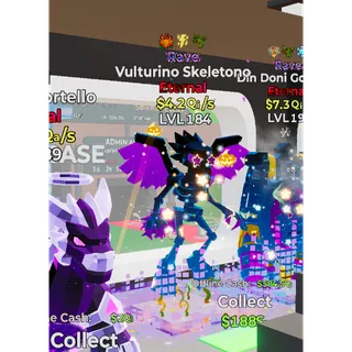 Rave Vulturino Skeletono Steal The Brainrot 4.2Qi