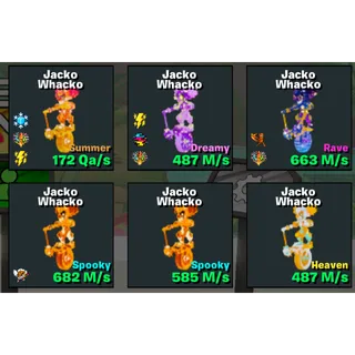 Jacko Whacko x15 Bundle Steal The Brainrot 