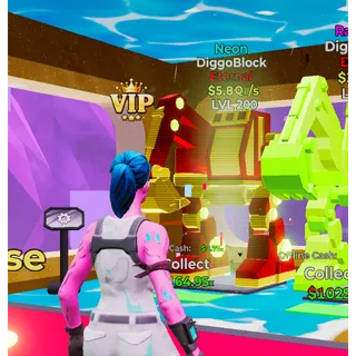 Neon Diggoblock Steal The Brainrot 
