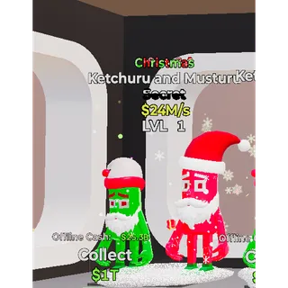Christmas Ketchuru and Musturu Steal The Brainrot