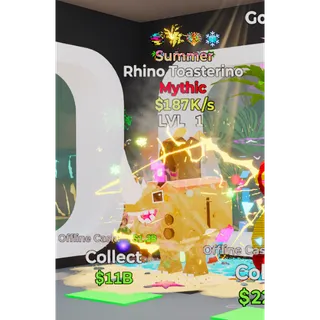 Summer Rhino Toasterino Steal The Brainrot 