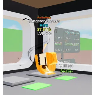 Halloween Gangster Footera Level 250 Max Steal The Brainrot 7.8TS 