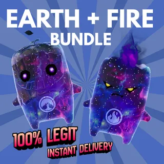 Galaxy Earth Sprite + Galaxy Fire Sprite Bundle Pack