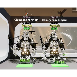 Gothic Chimpanzini Kingini x2 Steal The Brainrot