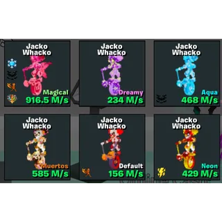 Jacko Whacko x18 Bundle Steal The Brainrot 