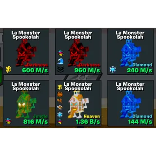 La Monster Spookolah x13 Bundle Steal The Brainrot 