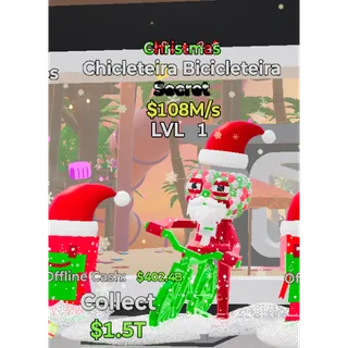 Christmas Chicleteira Bicicleteira Steal The Brainrot