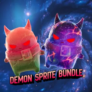 Galaxy Demon Sprite + Gummy Demon Sprite Bundle Pack