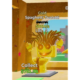 Gold Spaghetti Tualetti Steal The Brainrot Steal The Brainrot