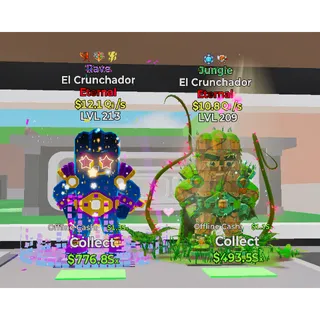 Rave El Crunchador + Jungle El Crunchador Steal The Brainrot