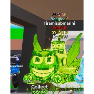Magical Tiramisubmarini Steal The Brainrot