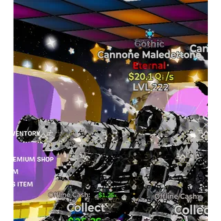 Gothic Cannone Maledettone Steal The Brainrot 