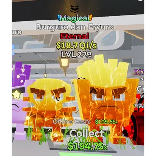 Magical Burguro dan Fryuro Steal The Brainrot