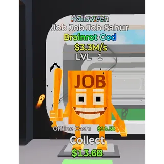 Halloween Job Job Job Sahur Steal The Brainrot