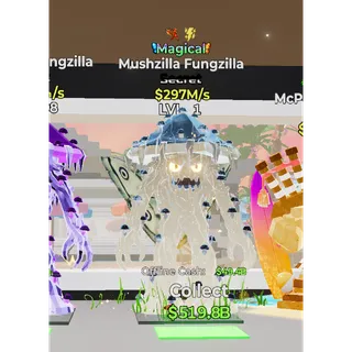 Magical Mushzilla Fungzilla Steal The Brainrot 