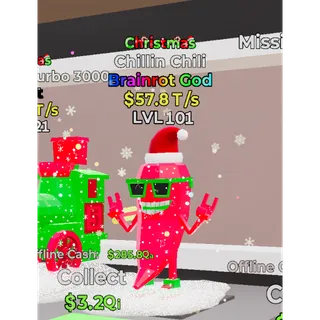 Christmas Chillin Chili Steal The Brainrot
