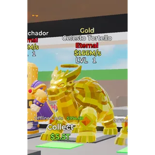 Gold Celesto Tortello Steal The Brainrot Steal The Brainrot