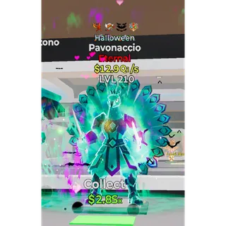 Halloween Pavonaccio 4 traits Steal The Brainrot