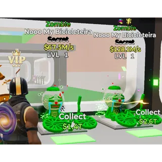 Rare Zombie Nooo My Bicileteira Steal The Brainrot 