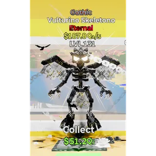 Gothic Vulturino Skeletono Steal The Brainrot 