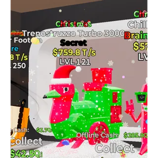 Christmas Trenostruzzo Turbo 3000 Steal The Brainrot