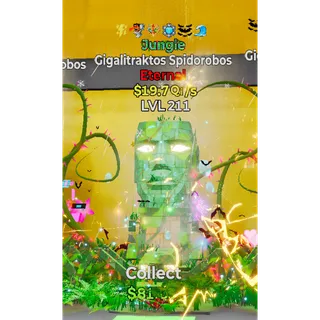 Jungle Gigalitraktos Spidorobos 6 traits Steal The Brainrot 