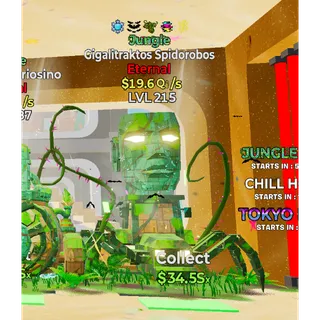 Jungle Gigalitraktos Spidorobos Steal The Brainrot Fortnite