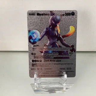 Mewtwo GX Silver Proxy Card