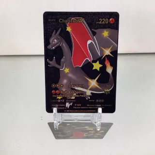 Shiny Charizard V Black Proxy Card
