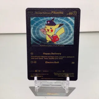 Special Delivery Pikachu Black Proxy Card