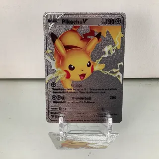 Pikachu V Silver Proxy Card