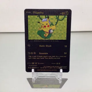 Pikachu Dress Up Black Proxy Card