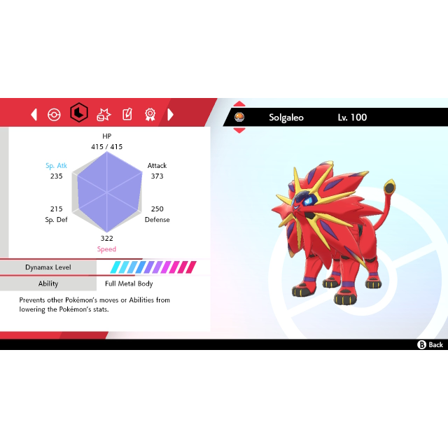 Pokemon 10791 Shiny Mega Solgaleo Pokedex: Evolution, Moves, Location, Stats