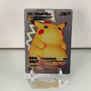 Pikachu V-Max Silver Proxy Card