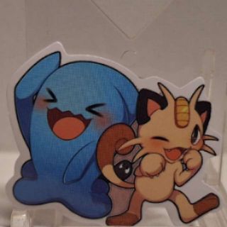 Meowth & Wobbuffet Sticker