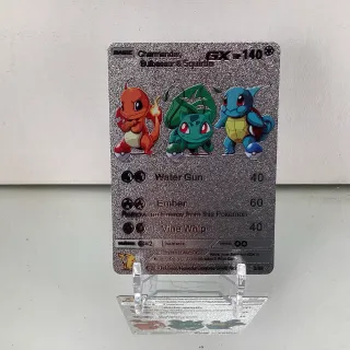 Kanto Starters Silver Proxy Card