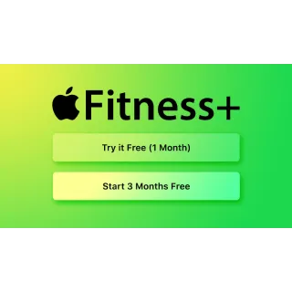 New Users - Apple Fitness+ 3 months free