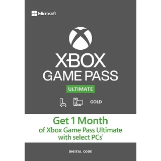 NEW SUBSCRIBERS ONLY - USA XBOX Game Pass Ultimate 1 Month Live Gold Membership