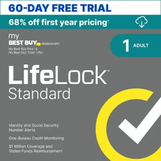 Norton LifeLock Standard Identity Theft Protection for 60 Days then $39.99/year