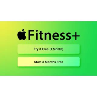 New Users - Apple Fitness+ 3 months free