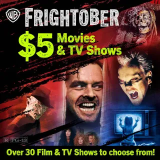 Frightober $5 film and TV Shows