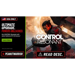 Control Resonant for NVIDIA RTX 5070 desktops or Laptops (READ DESC) USA ONLY