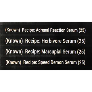 100 Serum Recipes