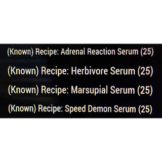 100 Serum Recipes